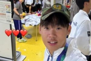 韩国运动员赛后发声：强调唯一愿望为免除兵役，戴上退伍军人帽显摆，高呼“我拒绝参军”
