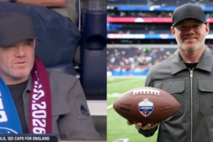 太阳报》独家：鲁尼热刺观赛遭球迷嘲讽，NFL赛事现场嘘声连连