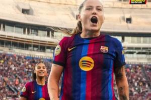 五球领先惊爆眼球！巴萨女子足球队半场以5-0完胜皇马女足，皮纳独揽四球佳绩
