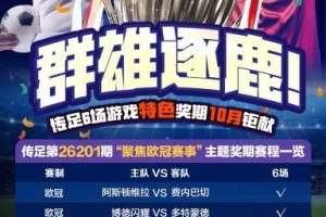 激战正酣！足球盛宴第26201期特别关注欧洲冠军联赛精彩对决